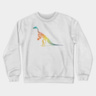 Rainbow dinosaur skeleton Crewneck Sweatshirt